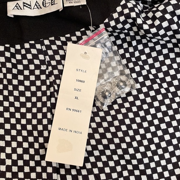 Anage embroidered cotton Miami Beach design jacket. Size XL. NWT - Picture 8 of 10